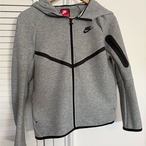 Nike Kids Light Gray Zip-Up Jacket